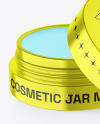 Metallic Lip Balm Jar Mockup