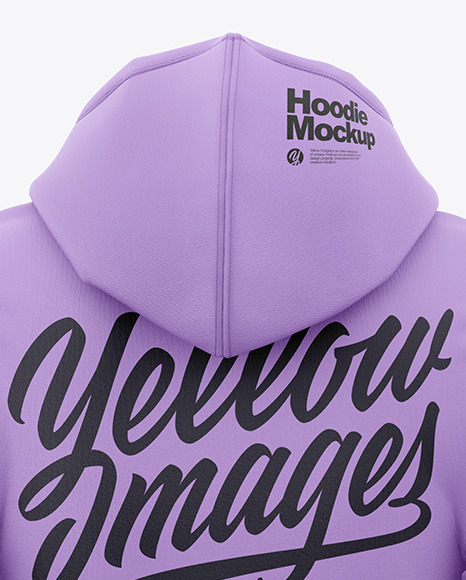 Women’s Hoodie Mockup - Back View