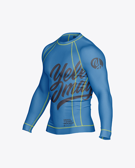 Long Sleeve Compression T-Shirt Mockup