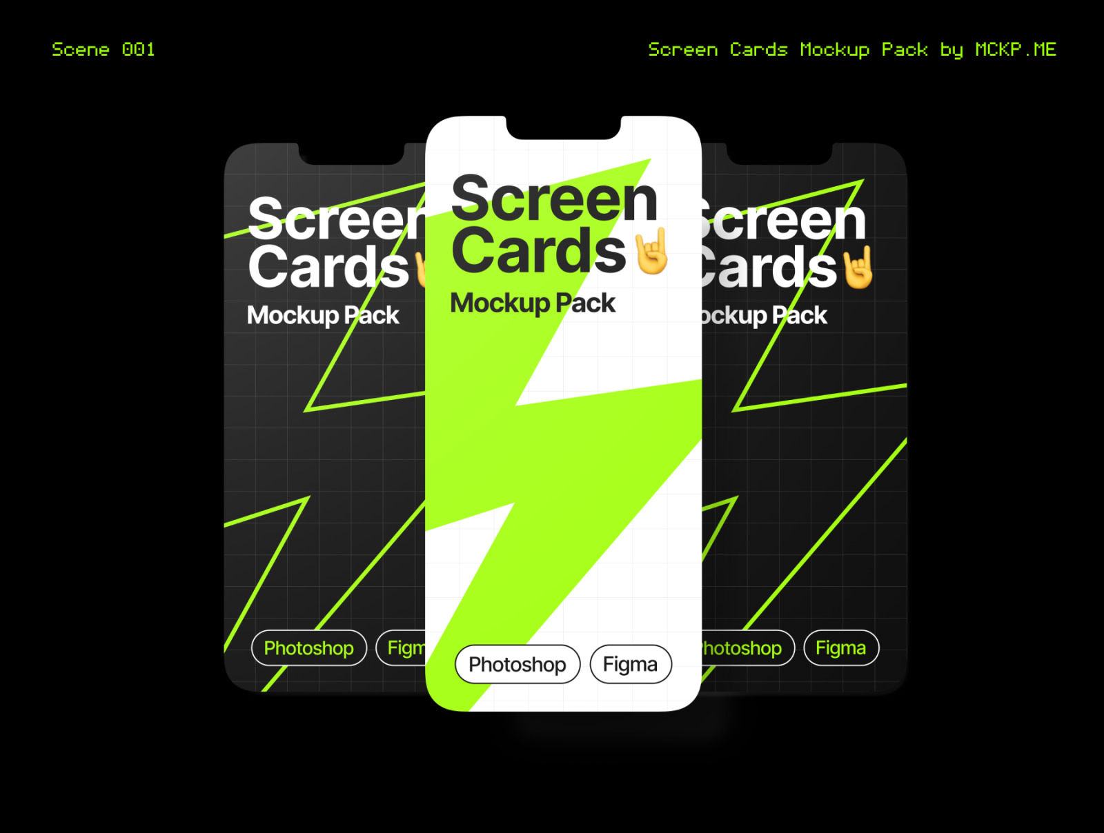 Screen Cards Mockup Pack