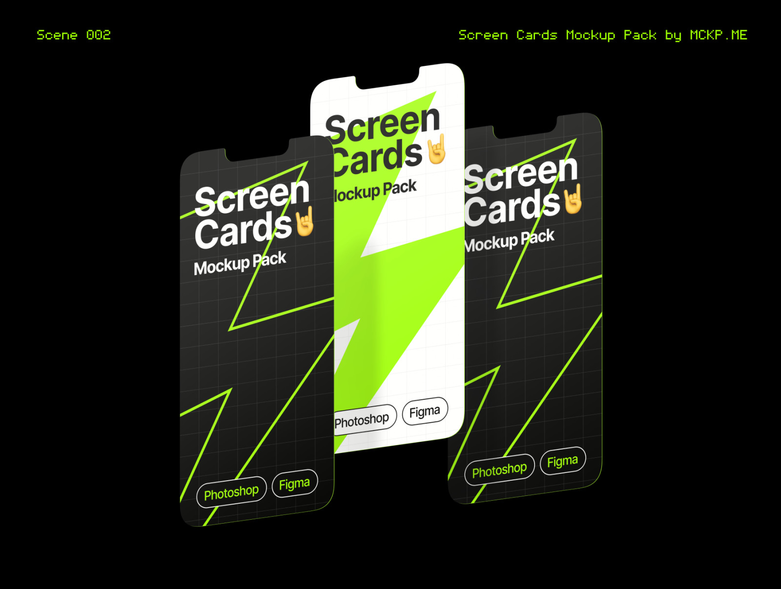 Screen Cards Mockup Pack