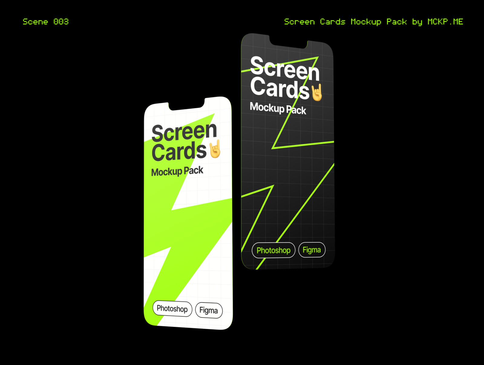 Screen Cards Mockup Pack Screen Cards Mockup Pack