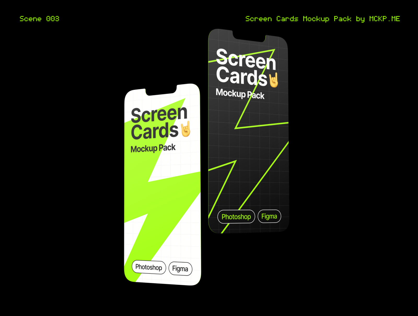 Screen Cards Mockup Pack