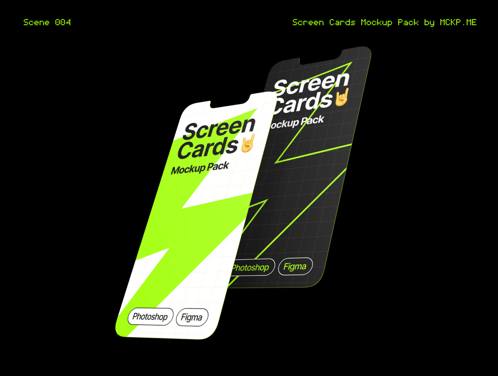 Screen Cards Mockup Pack Screen Cards Mockup Pack
