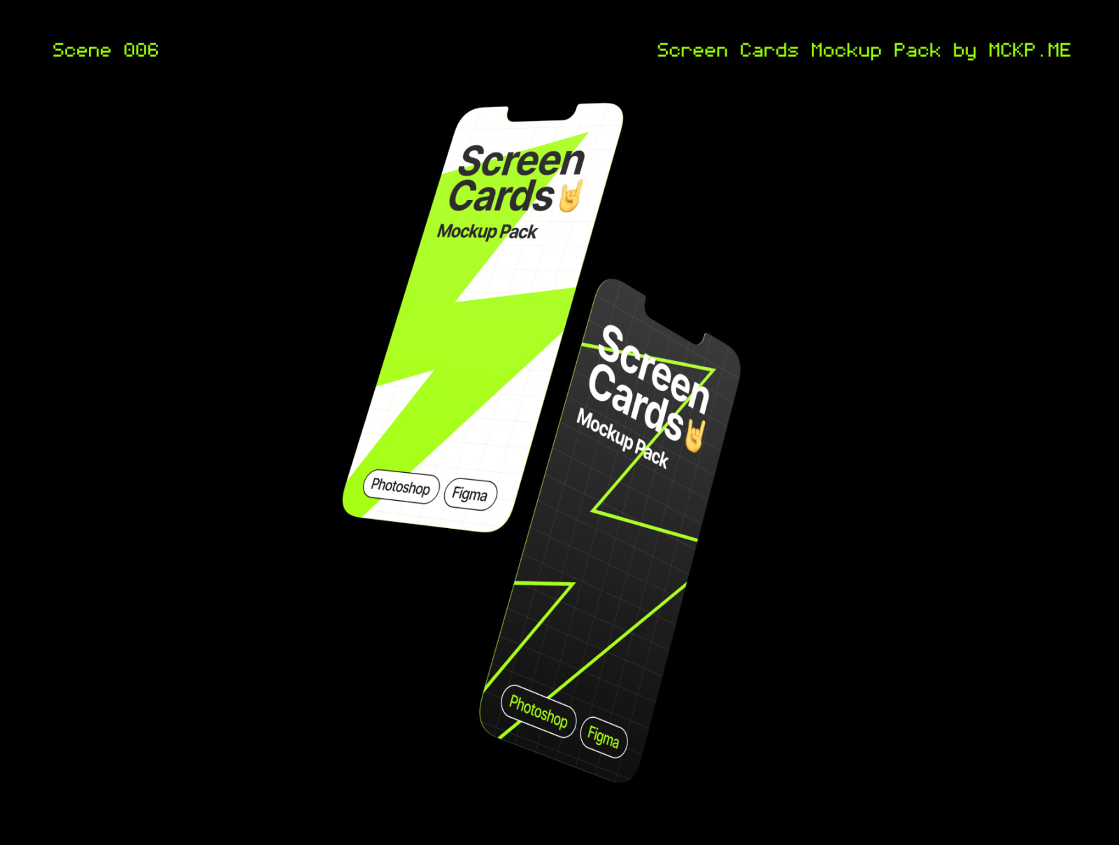 Screen Cards Mockup Pack