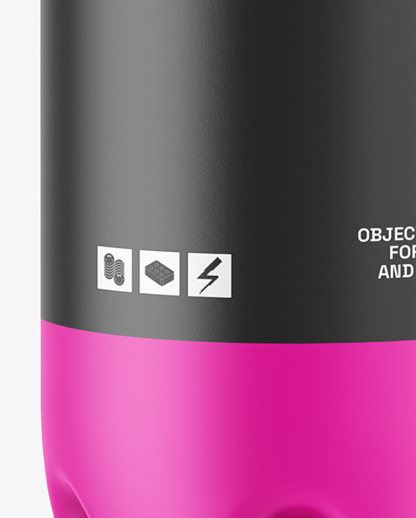 220ml Matte PET Bottle Mockup