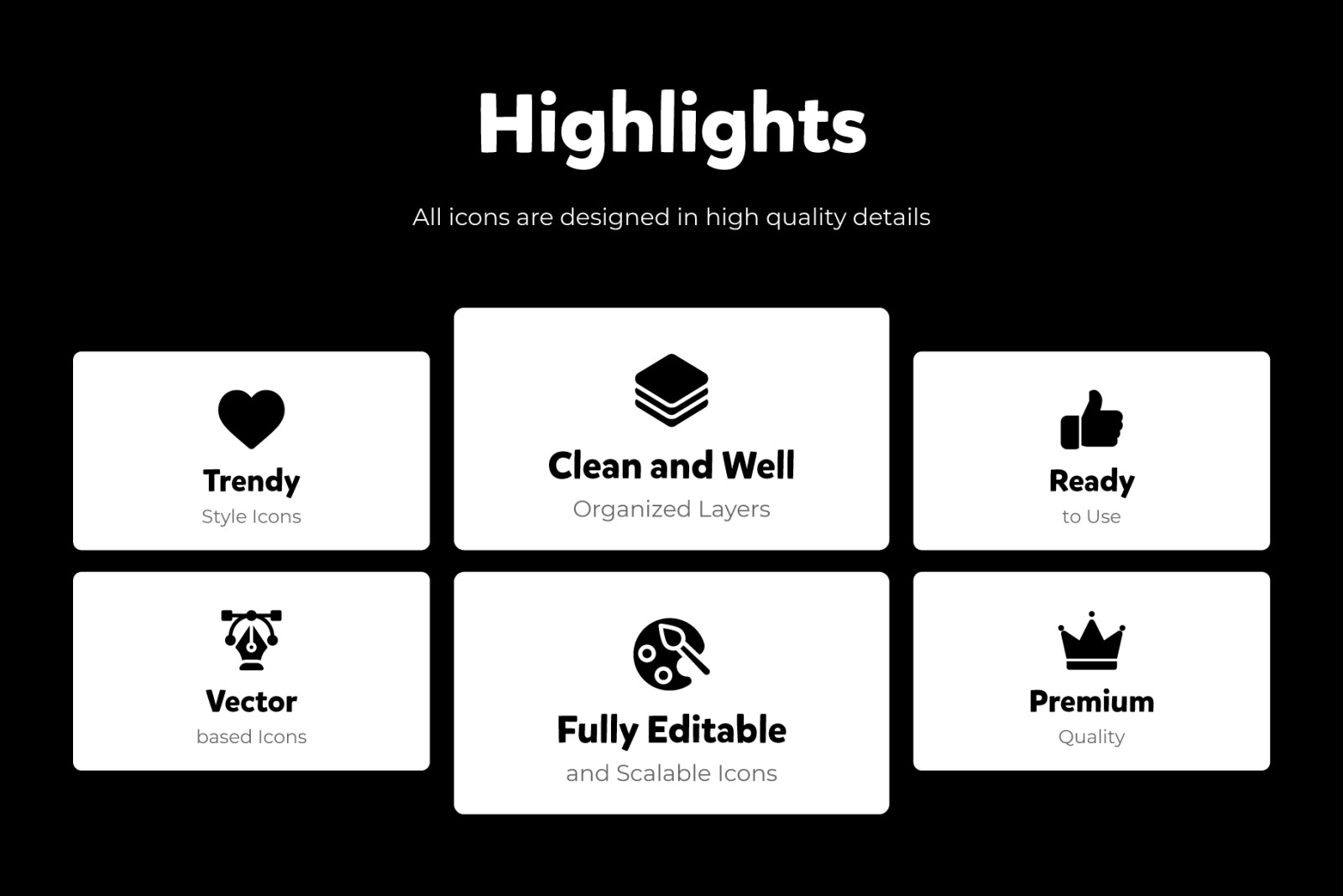 Customer Engagement Solid Icons Customer Engagement Solid Icons