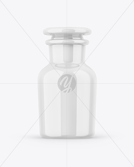 Glossy Bottle Mockup