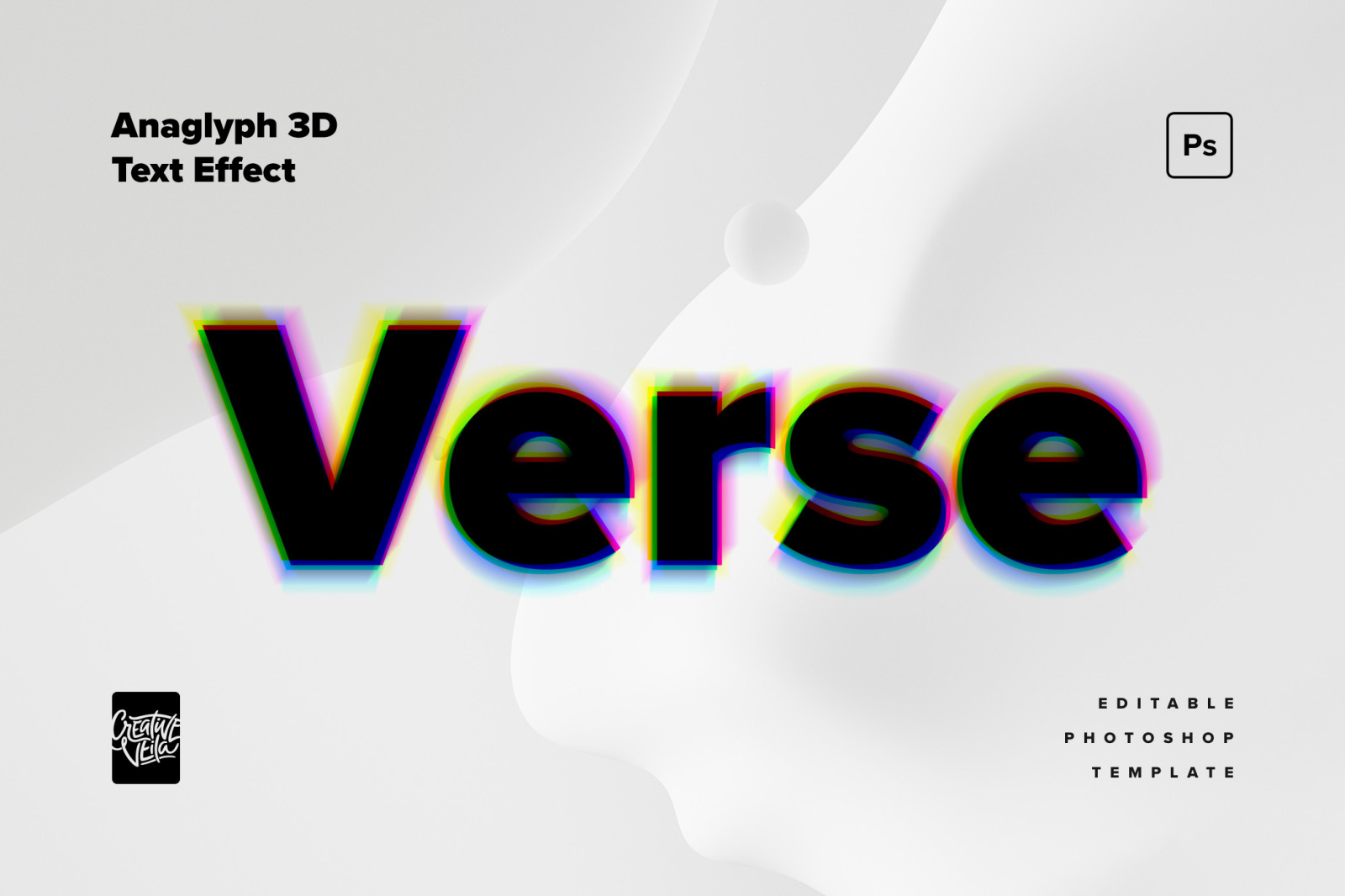 Anaglyph 3D Text Effects