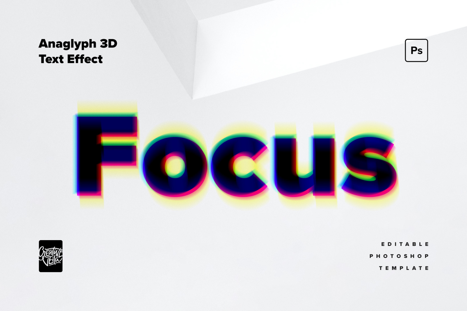 Anaglyph 3D Text Effects