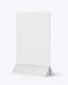 Matte Table Tent Mockup