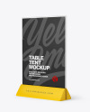 Matte Table Tent Mockup