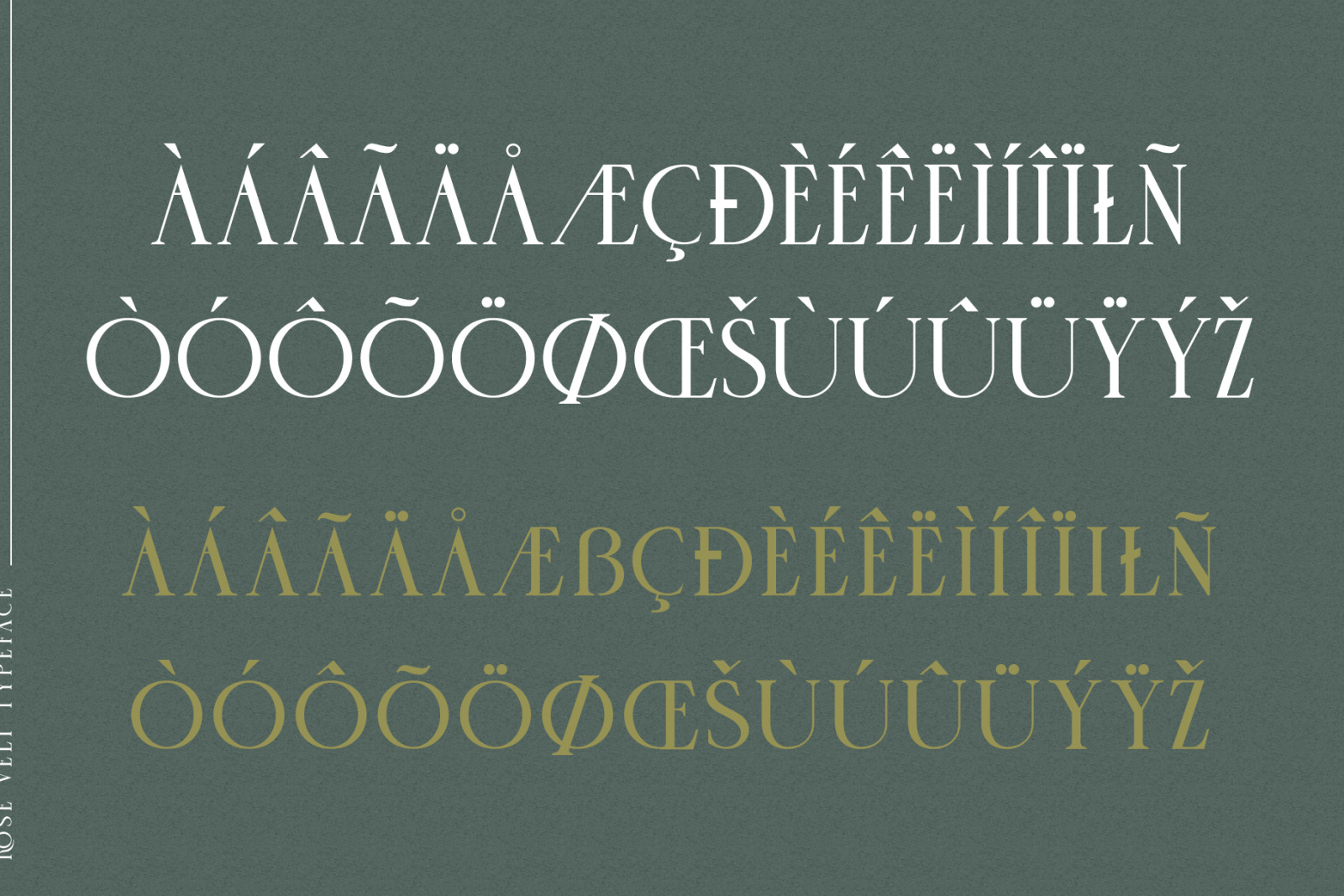 Rose Velt Font Rose Velt Font