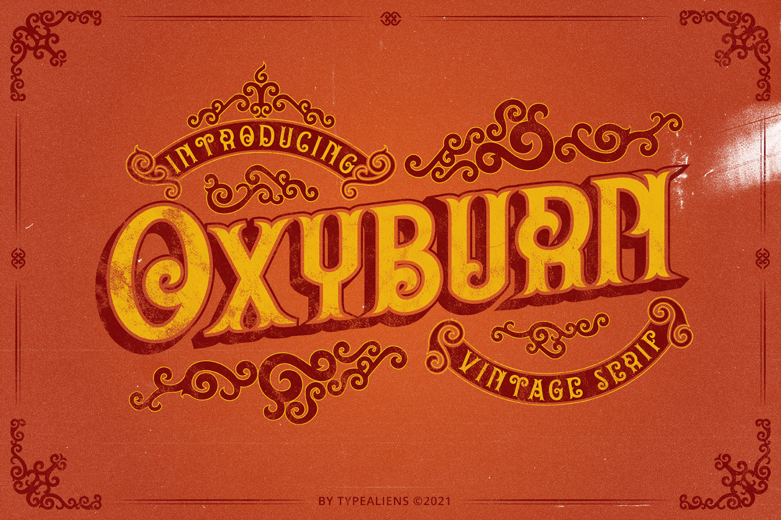 Oxyburn Font Oxyburn Font