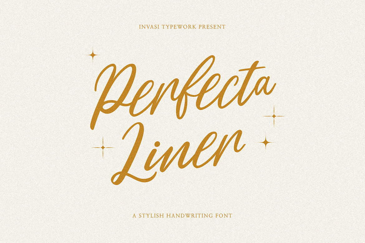 Perfecta Liner - Handwritten Script Perfecta Liner - Handwritten Script