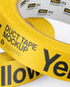 Matte Duct Tapes Mockup