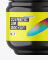 Glossy Cosmetic Jar Mockup