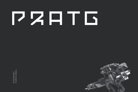 Pratg Futuristic Tech Font - Intelligence