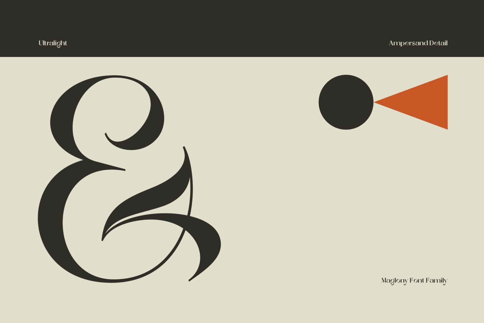 Maglony typeface Maglony typeface