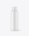 450ml Matte Plastic Yogurt Bottle Mockup