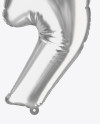 Comma Sign Foil Balloon Mockup