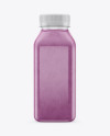 Clear Bottle with Blueberry Smoothie Mockup