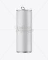 250ml Matte Aluminium Can Mockup