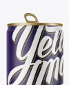 250ml Matte Aluminium Can Mockup