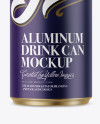 250ml Matte Aluminium Can Mockup