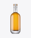 Glass Bottle W/ Whiskey Mockup