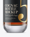 Glass Bottle W/ Cognac Mockup