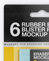 Erasers Blister Pack Mockup