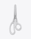 Scissors with Transparent Handles Mockup