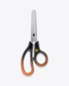 Scissors with Transparent Handles Mockup