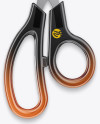 Scissors with Transparent Handles Mockup