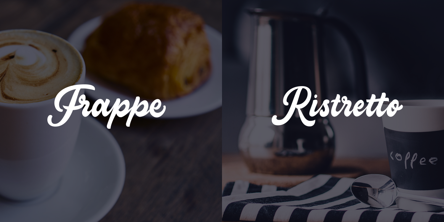 Coffee drinks Coffee drinks