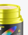 Opened Metallic Cosmetic Jar Mockup Opened Metallic Cosmetic Jar Mockup