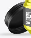 Opened Metallic Cosmetic Jar Mockup Opened Metallic Cosmetic Jar Mockup