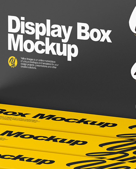 Display Box & Boxes Mockup