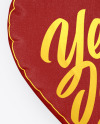 Heart Pillow Mockup