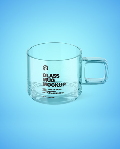 Clear Glass Mug Mockup