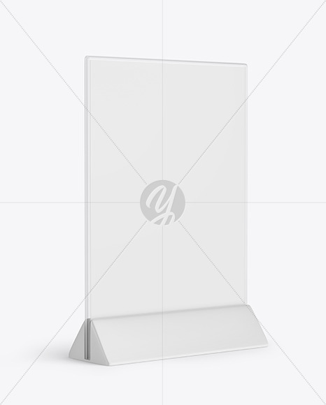 Matte Table Tent Mockup