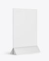 Matte Table Tent Mockup