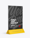 Matte Table Tent Mockup