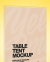 Matte Table Tent Mockup