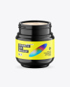 Opened Glossy Cosmetic Jar Mockup Opened Glossy Cosmetic Jar Mockup