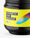 Glossy Cosmetic Jar Mockup Glossy Cosmetic Jar Mockup