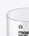 Frosted Glass Mug Mockup