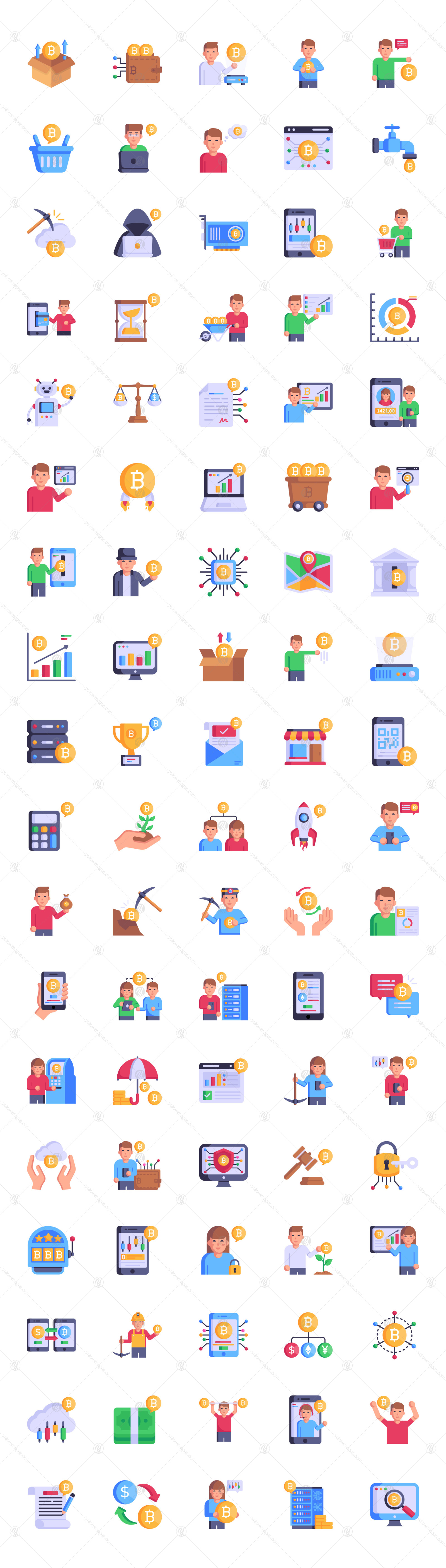 90 Blockchain and Cryptocurrency Icons 90 Blockchain and Cryptocurrency Icons
