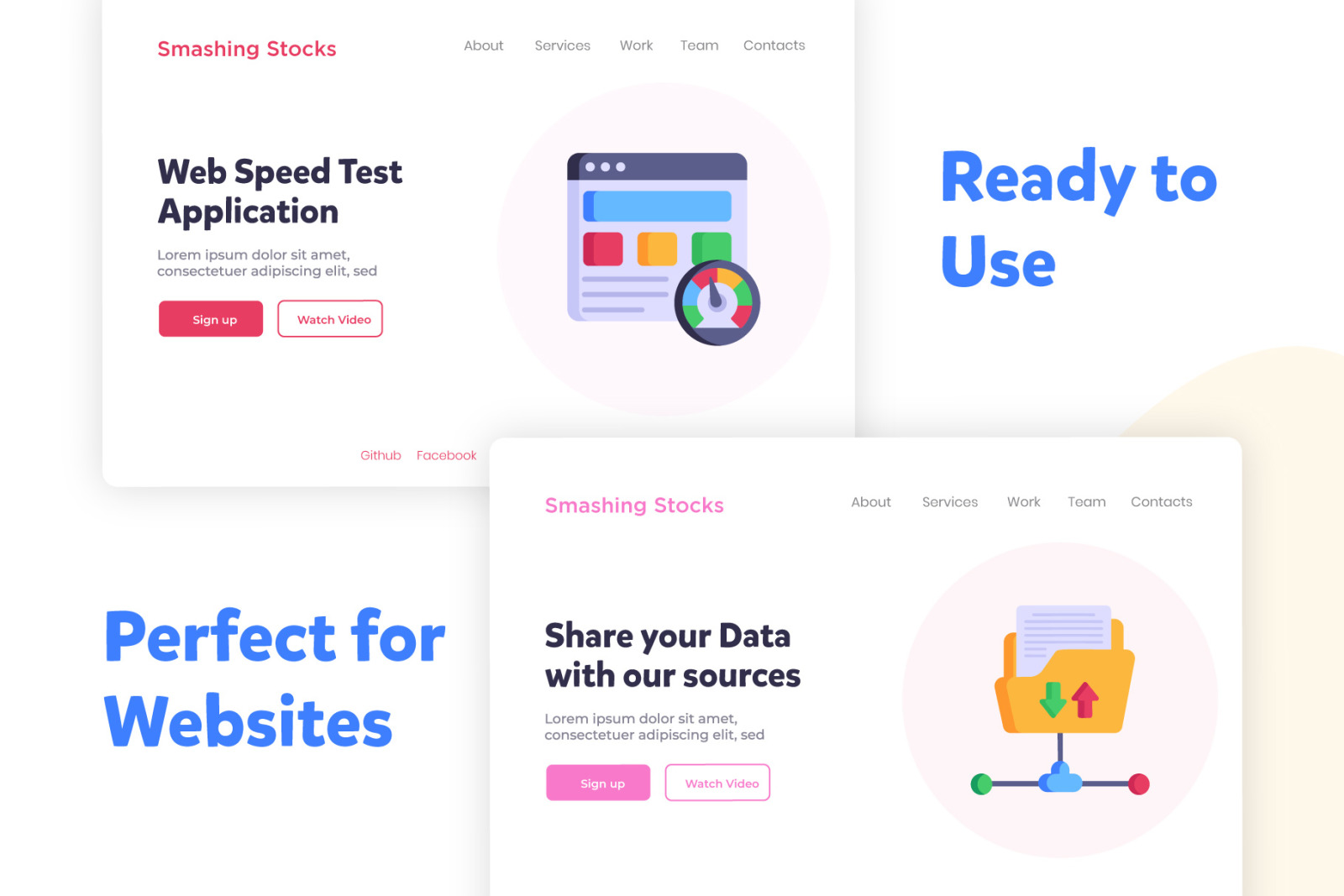 100 Web Hosting Icons - Flat Vectors 100 Web Hosting Icons - Flat Vectors